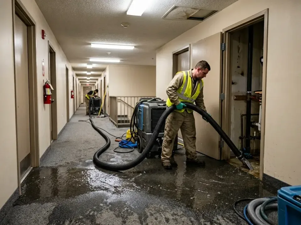 multi-unit-apartment-hallway-f-005 — frequently asked questions, Emergency Burst Pipe Water Extraction & Removal in Berea, OH